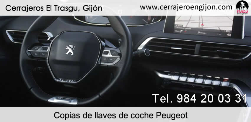 cerrajeros copia llaves coche Peugeot el trasgu Gijón copias de llaves de coche peugeot cerrajeros gijon