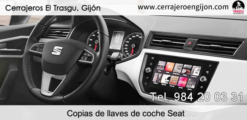 cerrajeros copia llaves coche SEAT el trasgu Gijón copias de llaves de coche seat cerrajeros gijon