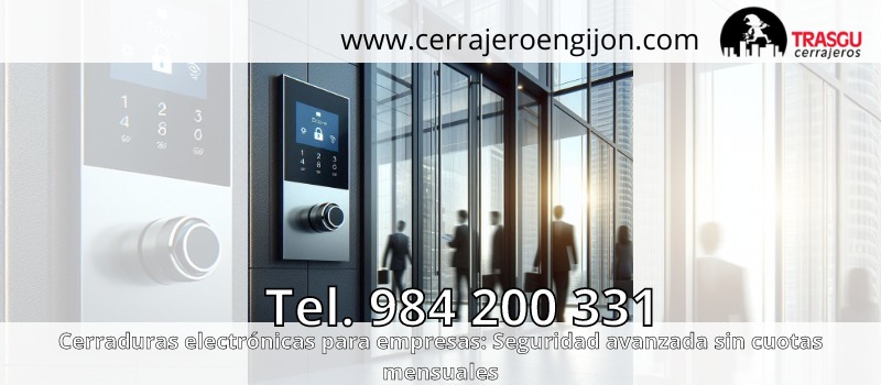 Refuerza la seguridad de tu negocio tras el verano: Cerraduras electrónicas para mayor control con Cerrajería El Trasgu en Gijón Refuerza la seguridad de tu negocio tras el verano: Cerraduras electrónicas para mayor control con Cerrajería El Trasgu en Gijón